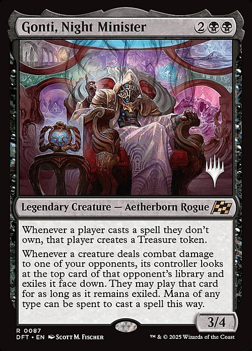 Gonti, Night Minister Card Front