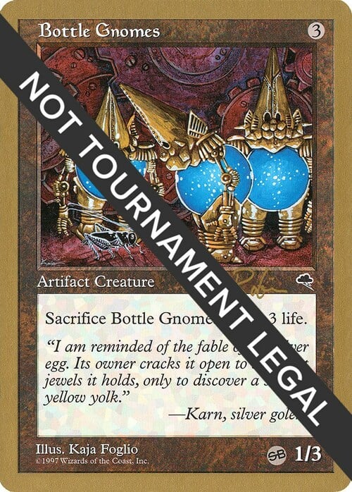 Bottle Gnomes Card Front