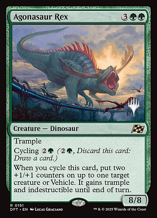 Agonasaur Rex Card Front