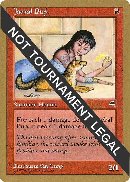 Jackal Pup Card Front