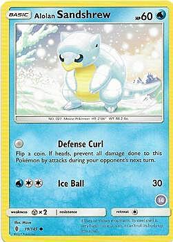 Sandshrew di Alola Card Front