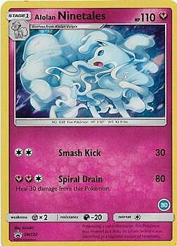 Alolan Ninetales Card Front