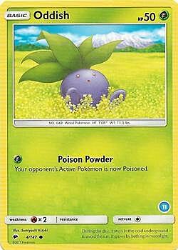 Oddish Card Front