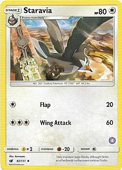 Staravia Card Front
