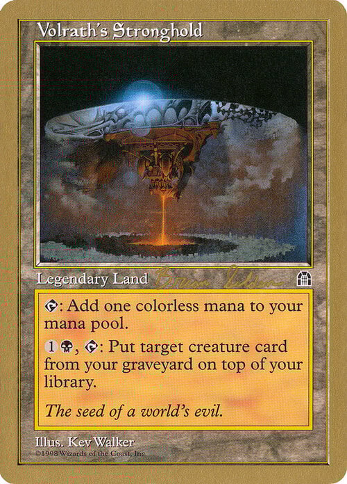 Volrath's Stronghold Card Front
