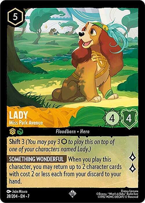 Lady - Miss Park Avenue Card Front