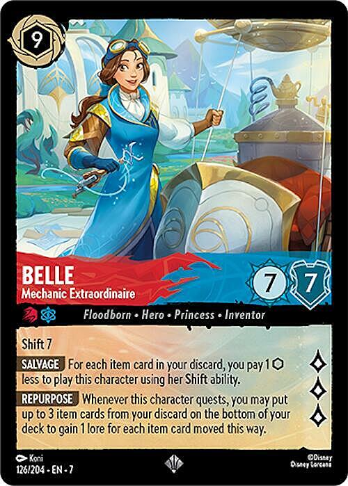 Belle - Mechanic Extraordinaire Card Front