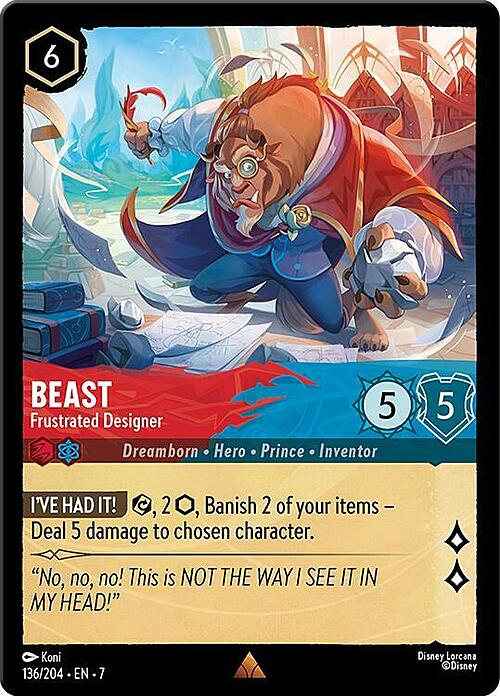 Beast - Frustrated Designer Card Front