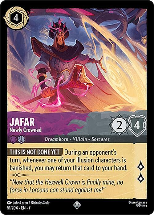 Jafar - Newly Crowned Card Front