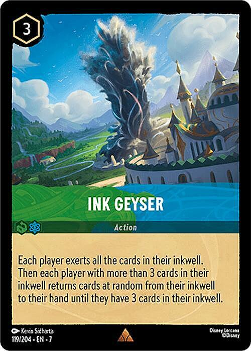 Ink Geyser Card Front