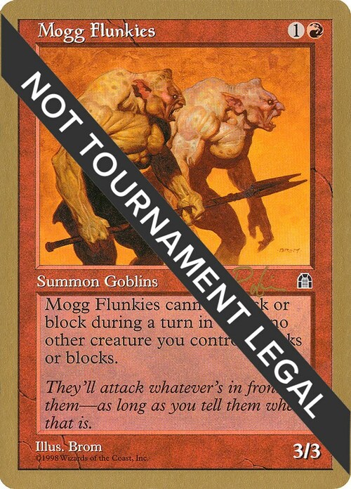 Mogg Flunkies Card Front