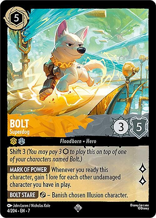 Bolt - Superdog Card Front