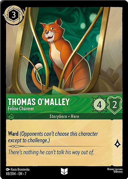 Thomas O'Malley - Feline Charmer Card Front