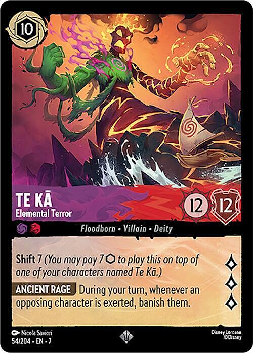 Te Ka - Elemental Terror Card Front