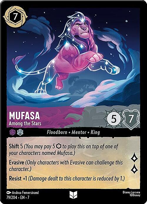 Mufasa - Among the Stars Card Front