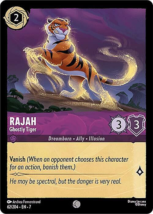Rajah - Ghostly Tiger Card Front