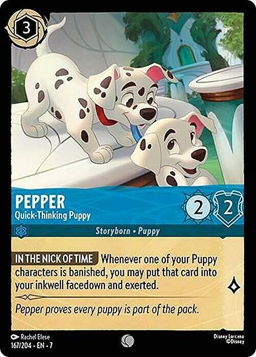 Pepper - Quick-Thinking Puppy Card Front