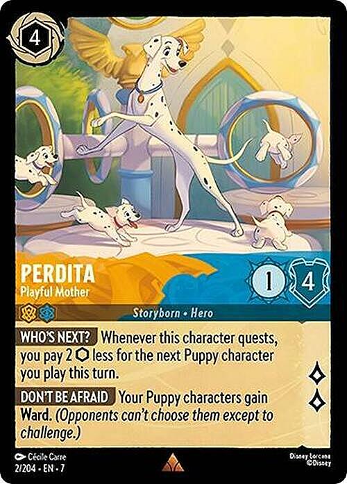 Perdita - Playful Mother Card Front