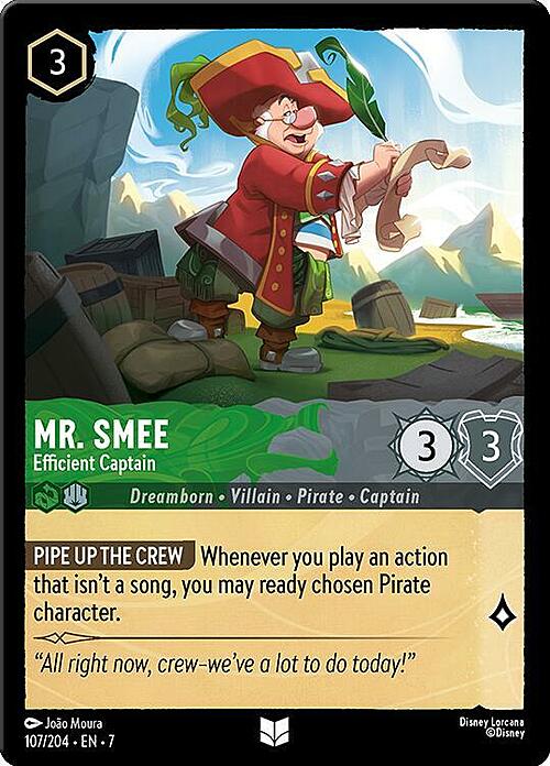 Mr. Smee - Efficient Captain Card Front