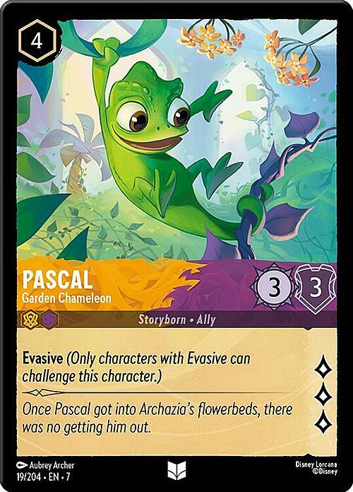 Pascal - Garden Chameleon Card Front