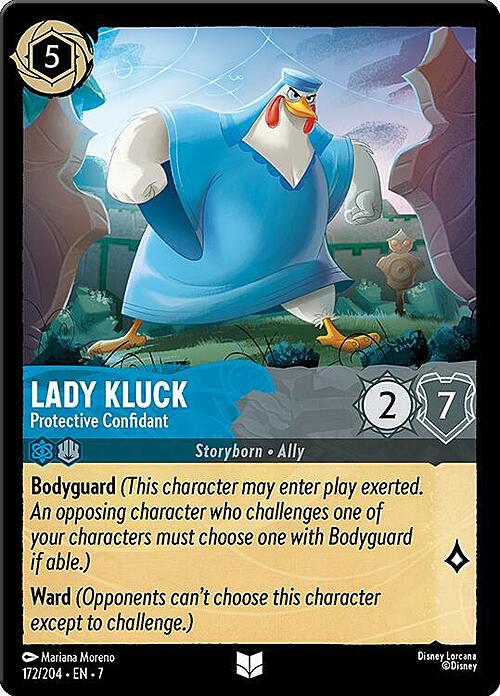 Lady Kluck - Protective Confidant Card Front