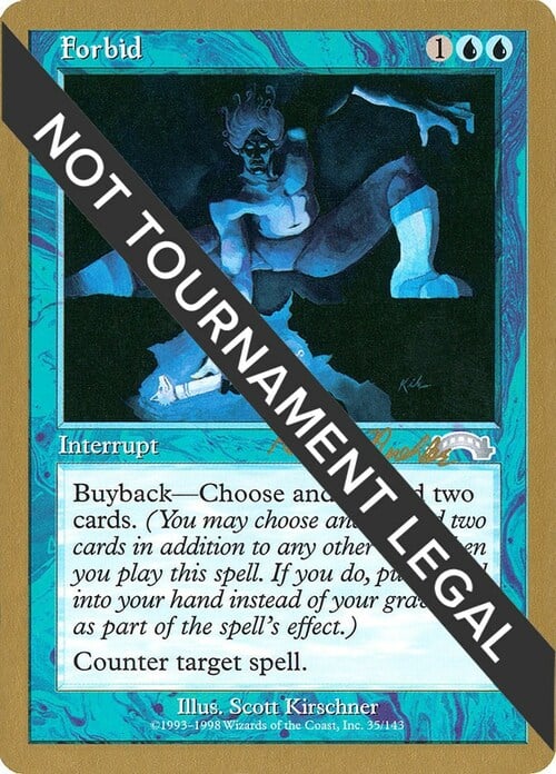 Forbid Card Front