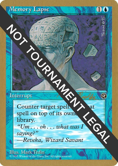 Memory Lapse Card Front