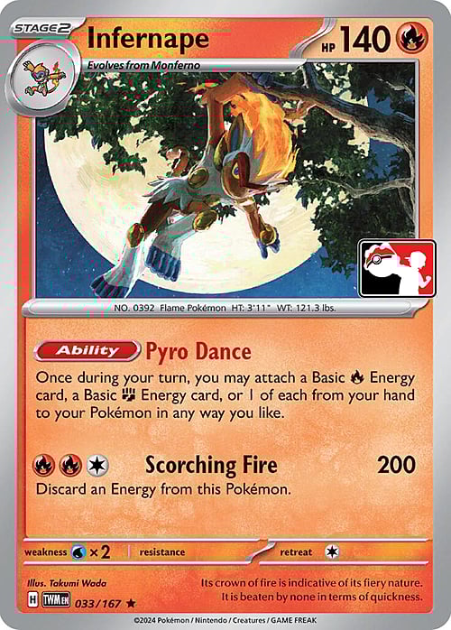 Infernape Card Front
