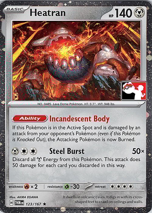 Heatran Card Front