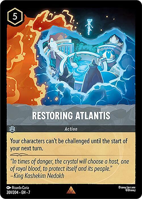 Restoring Atlantis Card Front