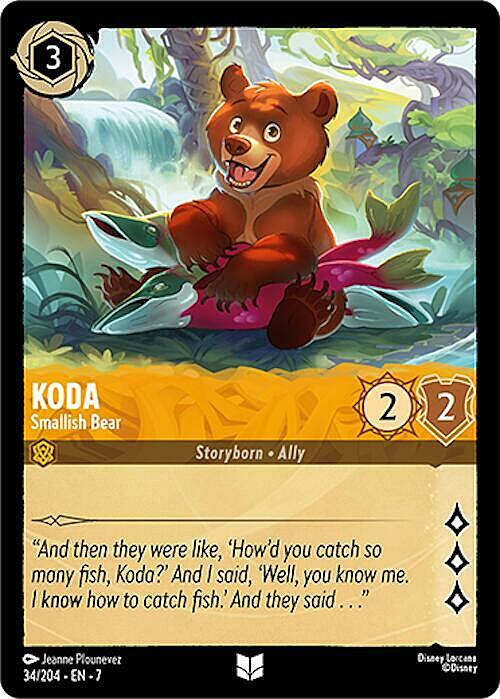 Koda - Smallish Bear Card Front