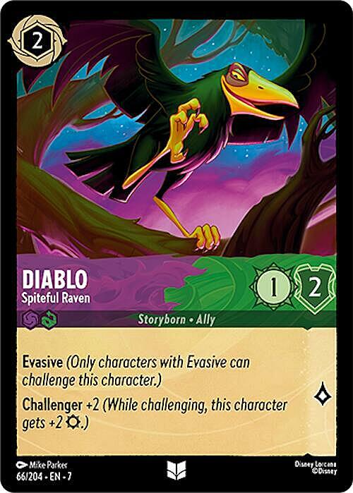 Diablo - Spiteful Raven Card Front