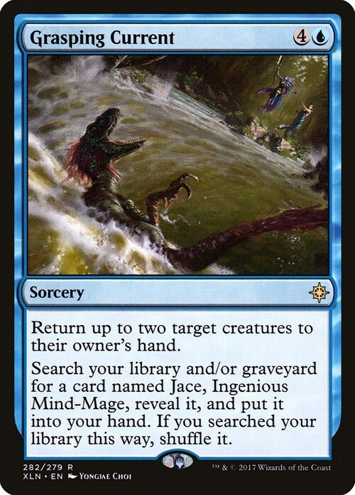 Grasping Current Card Front
