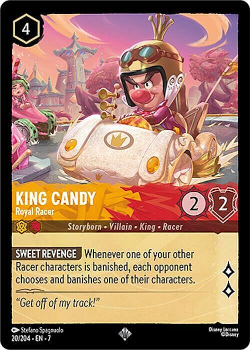 King Candy - Royal Racer Card Front