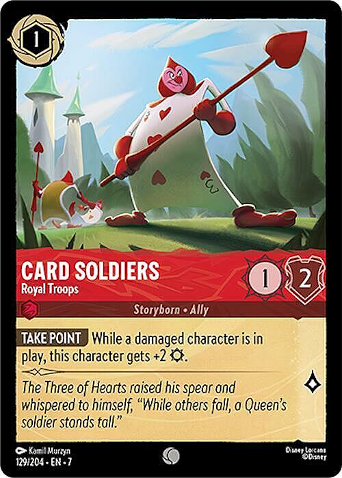 Card Soldiers - Royal Troops Card Front