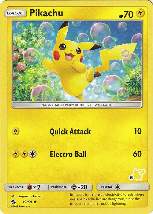Pikachu Card Front