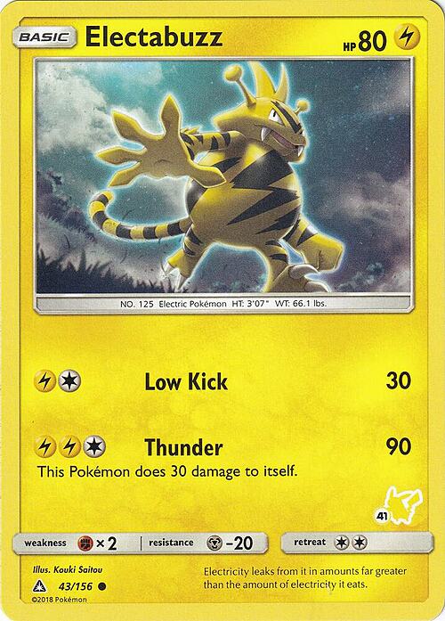 Electabuzz Card Front
