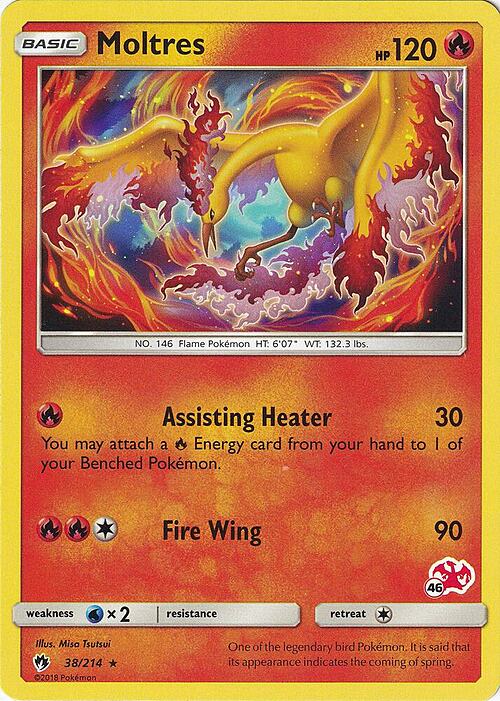 Moltres [Combustion | Flying Flare] Card Front