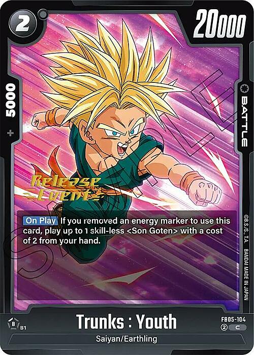 Trunks : Youth Card Front