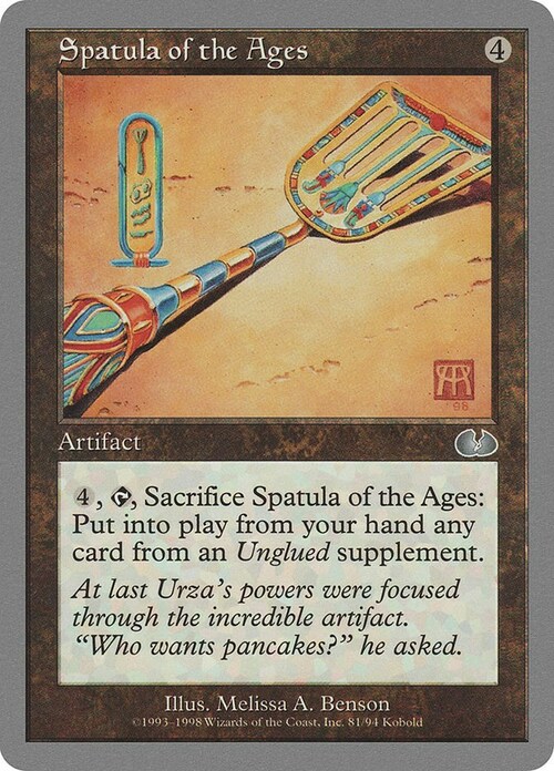 Spatula of the Ages Card Front