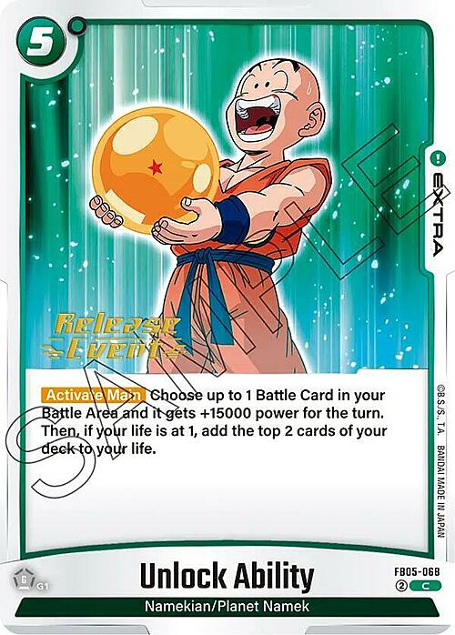 Unlock Ability Card Front