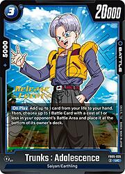 Trunks : Adolescence · Pre-Release Stamped FB05-035