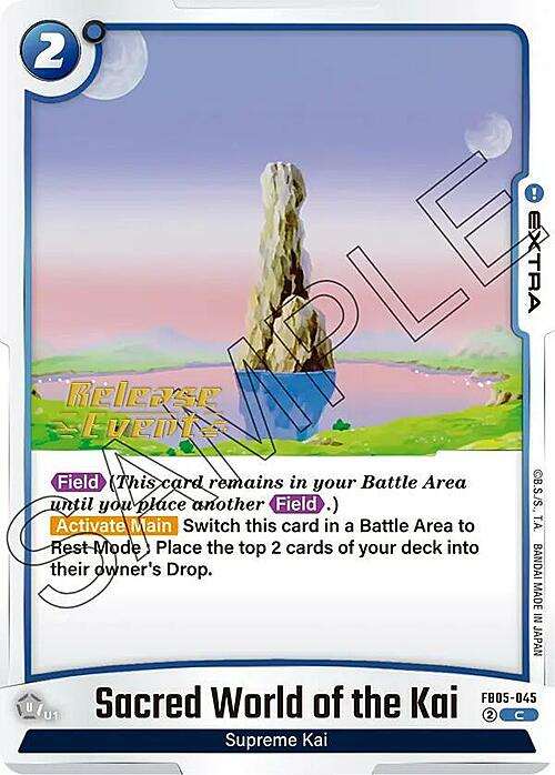 Sacred World of the Kai Card Front