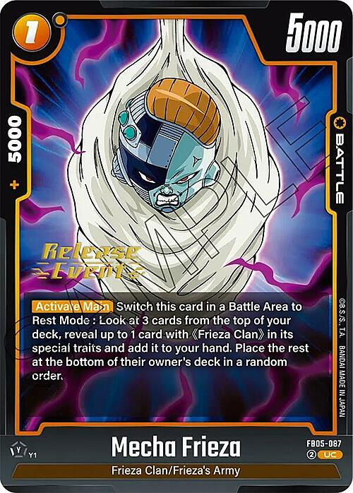 Mecha Frieza Card Front
