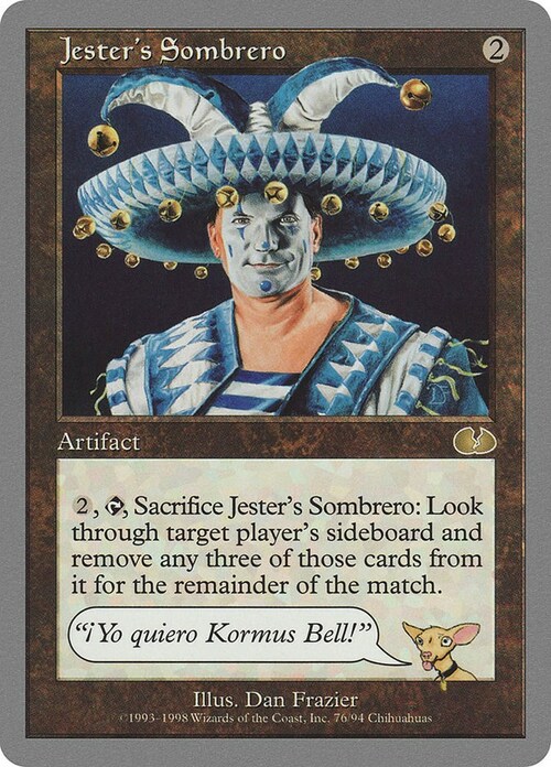 Jester's Sombrero Card Front