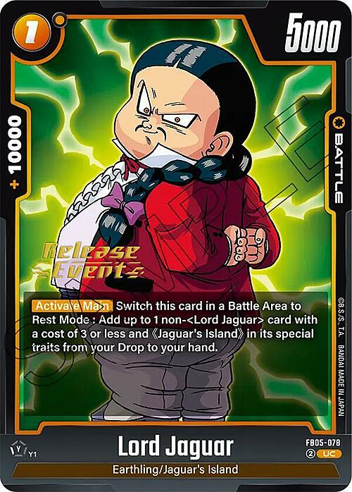 Lord Jaguar Card Front