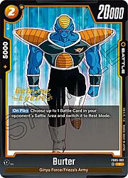 Burter · Pre-Release Stamped FB05-081
