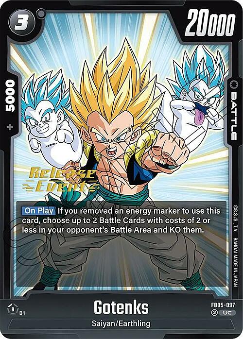 Gotenks Card Front