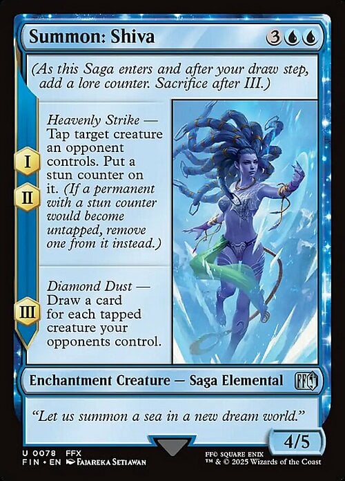 Summon: Shiva Card Front