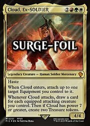 Cloud, Ex-SOLDIER · Surge Foil 221